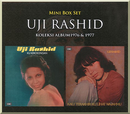 Cover Mini Box Set KOLEKSI ALBUM 1976 & 1977 Uji Rashid yang mengandungi 2 CD (2011)